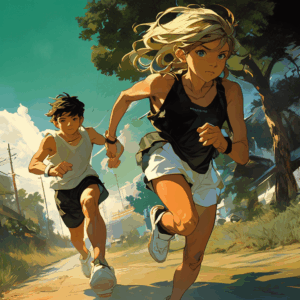 billus06 wide shot two 13 year old teenagers a brown haired b 9100989a 4e91 41b5 920d 774c7d7648ad 0