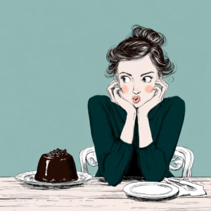 billus06 une femme qui regarde avec envie un gateau au chocol d8073f60 2e79 4a1b 9e3a 9712c6611126 2